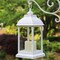 12PCS LED Decorative Lanterns, Kate Aspen White Vintage Rustic Home Décor Lantern Tabel Centerpiece for Wedding, Bridal Shower, Anniversary Party - Manchester